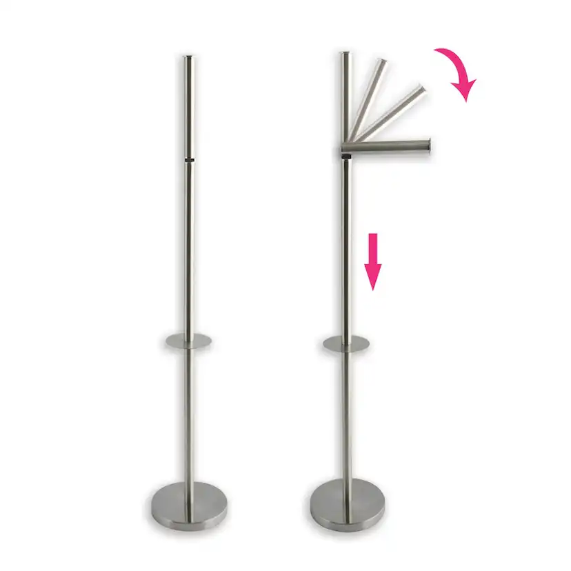 Pappershållare Spirella Rostfritt Stål