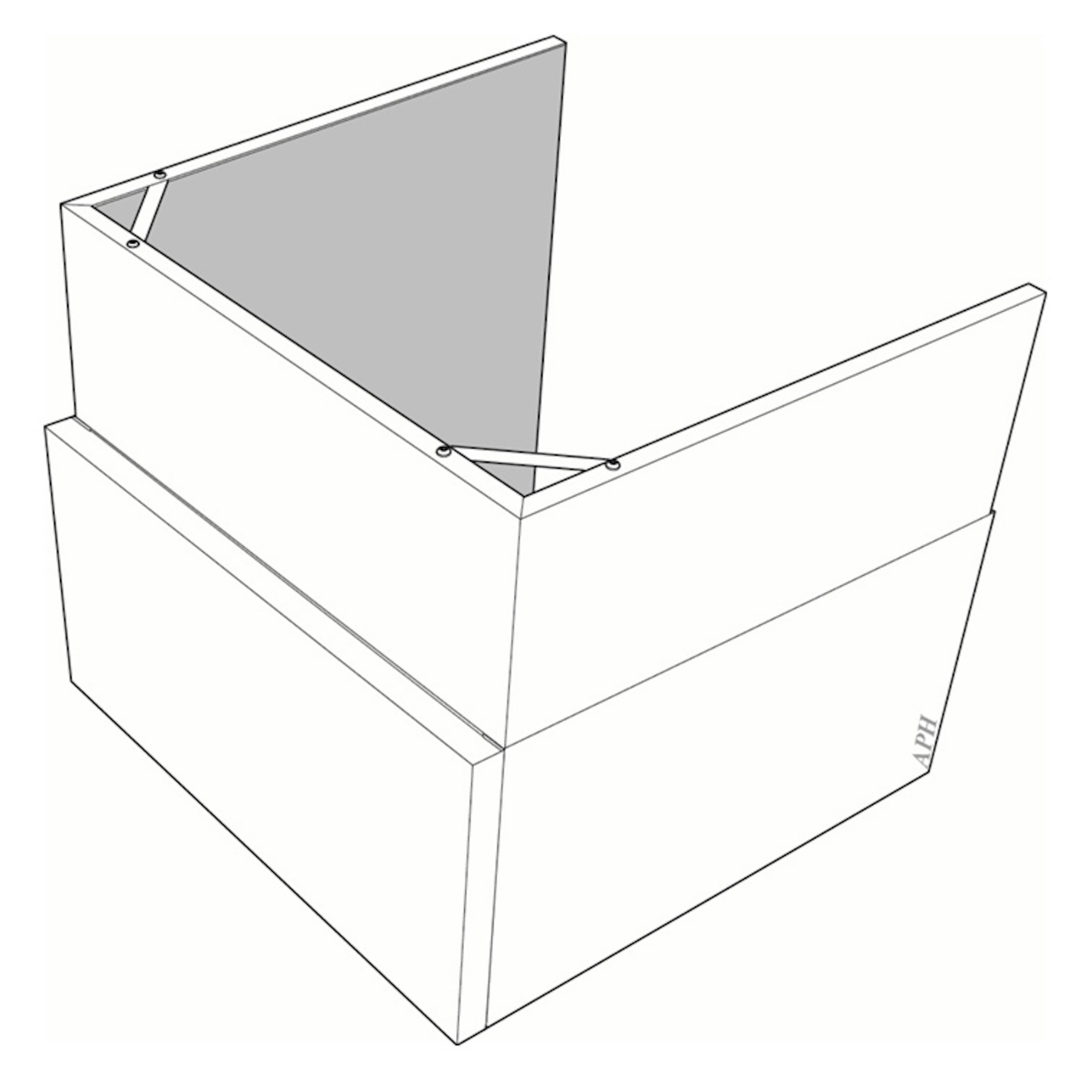 Överskåp Nibe 395-645 mm