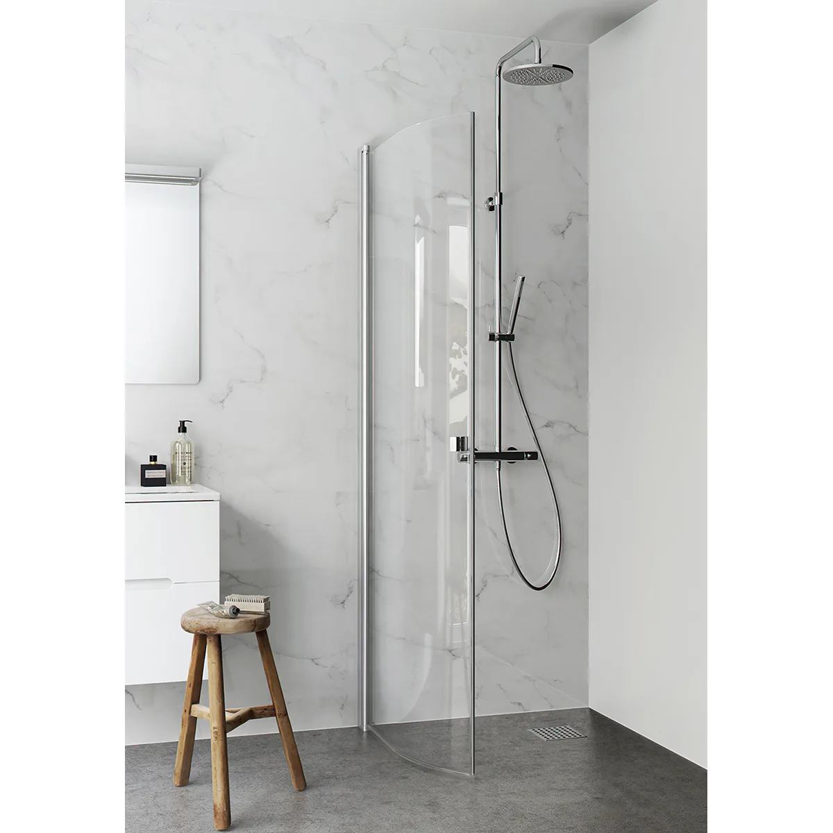 Duschdörr Hafa Igloo Pro BEND