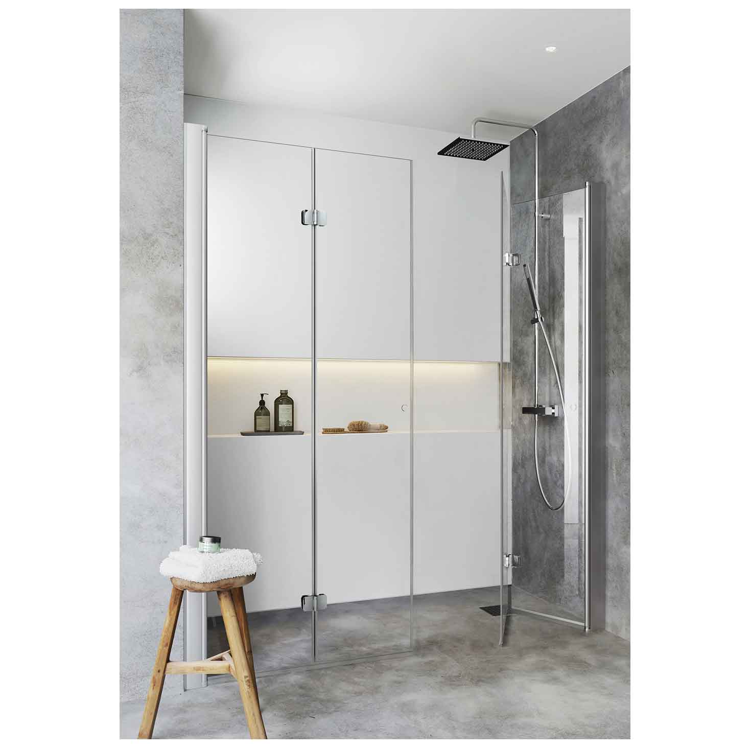 Duschdörr Hafa Igloo Pro Vik Dubbel