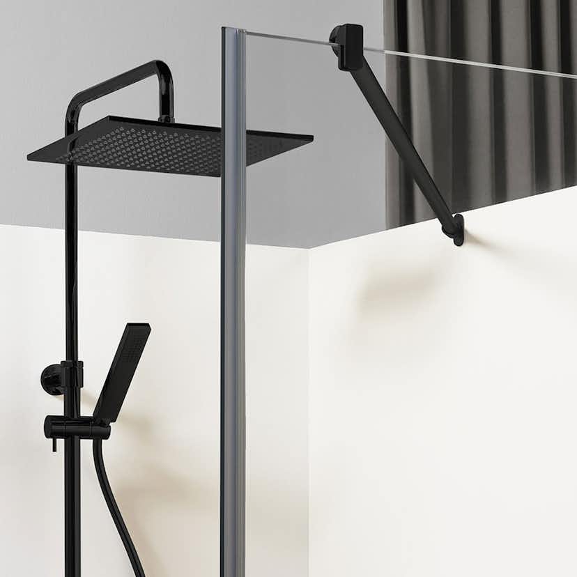 Duschdörr Hafa Igloo Pro Rak Dörr + Fast Vägg