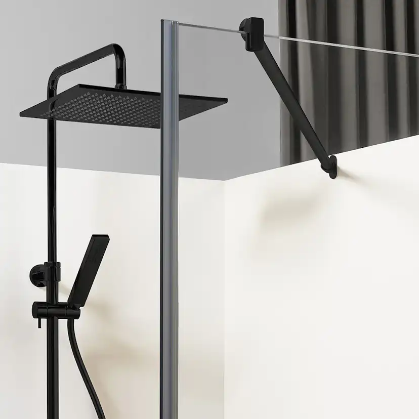 Duschdörr Hafa Igloo Pro Rak Dörr + Fast Vägg