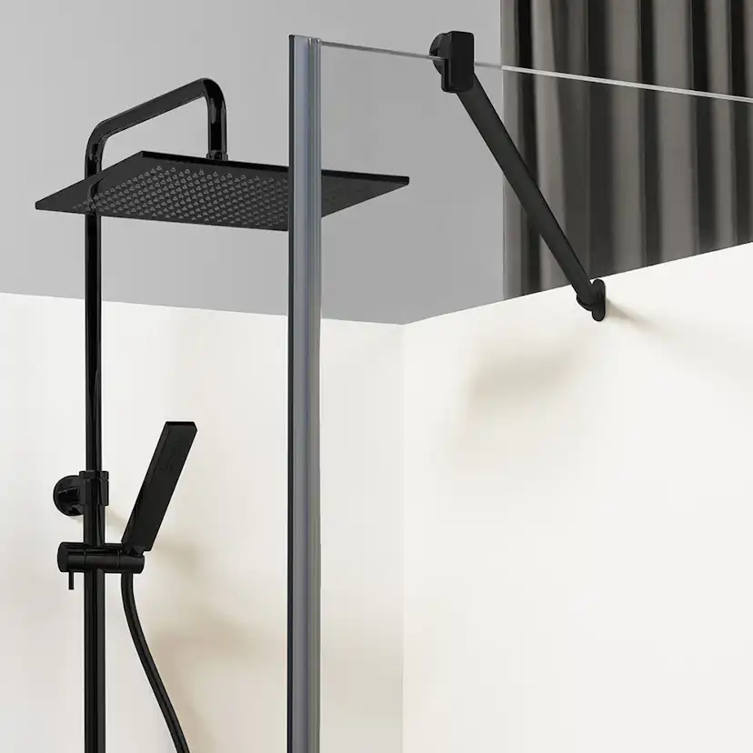 Duschdörr Hafa Igloo Pro Rak Dörr + Fast Vägg