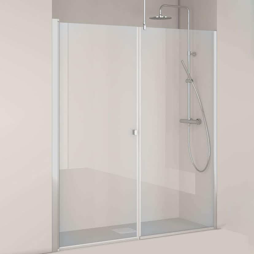 Duschdörr Hafa Igloo Pro Rak Dörr + Fast Vägg