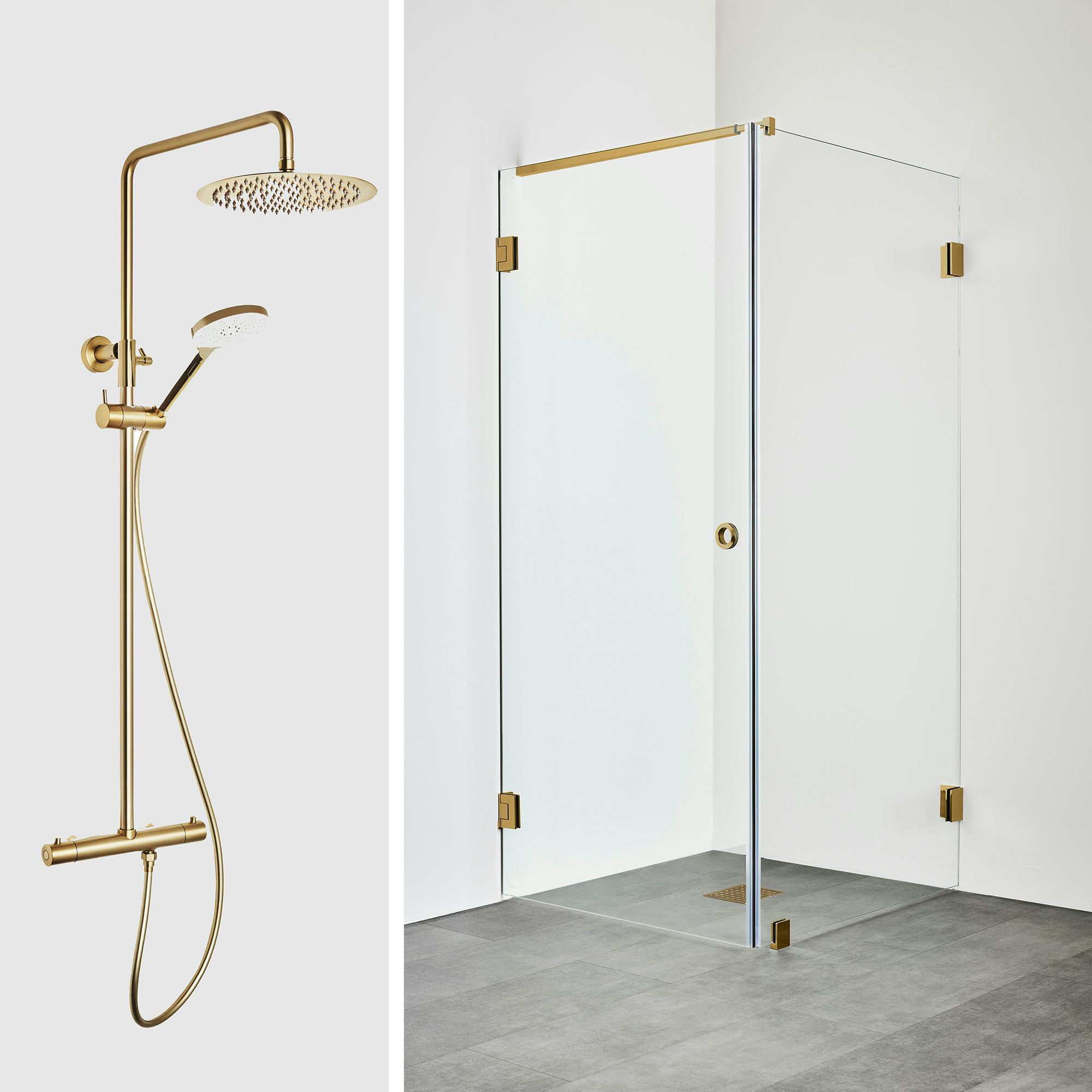 Duschpaket Hafa Duschhörn Infinity Combi med Takduschset Fine