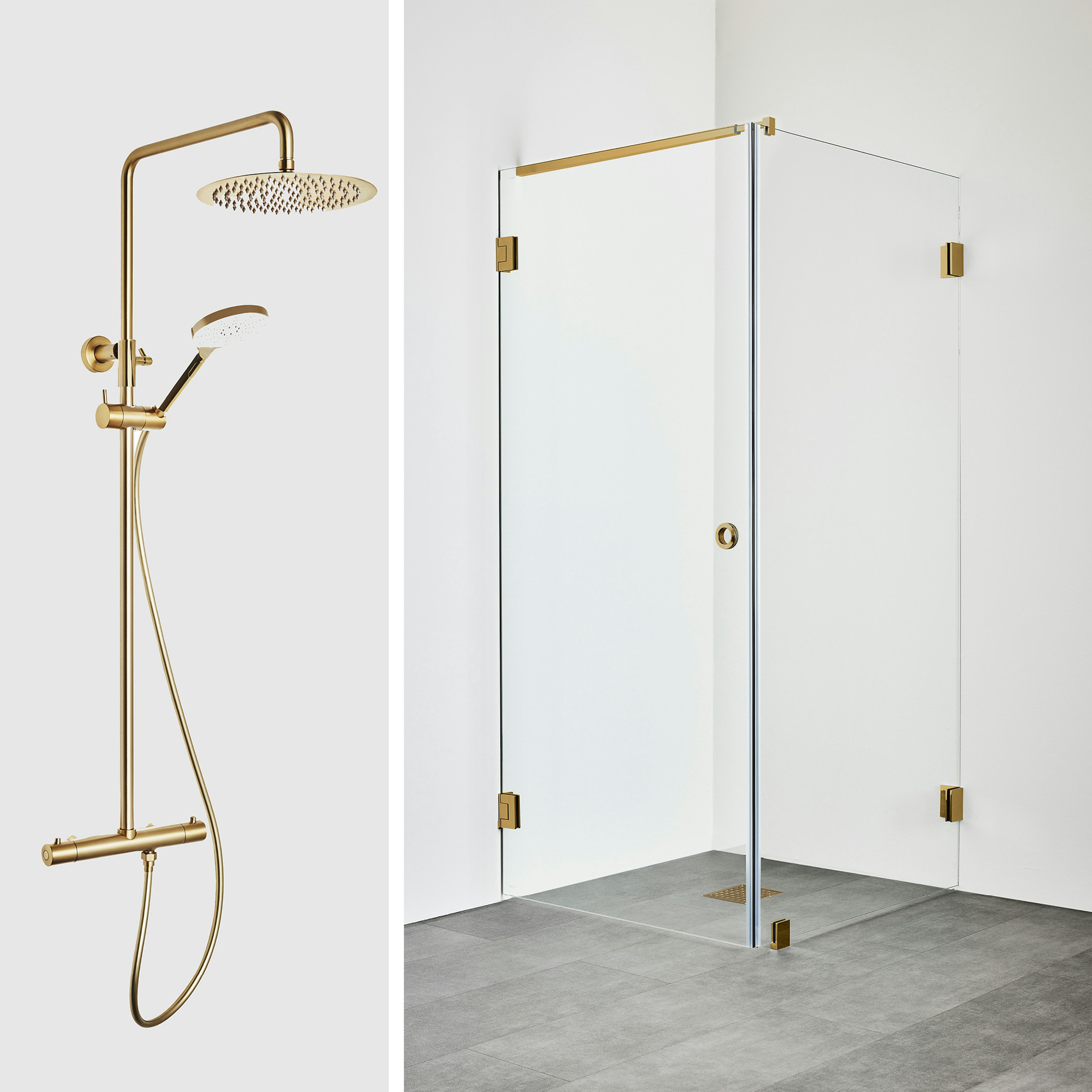 Duschpaket Hafa Duschhörn Infinity Combi med Takduschset Fine