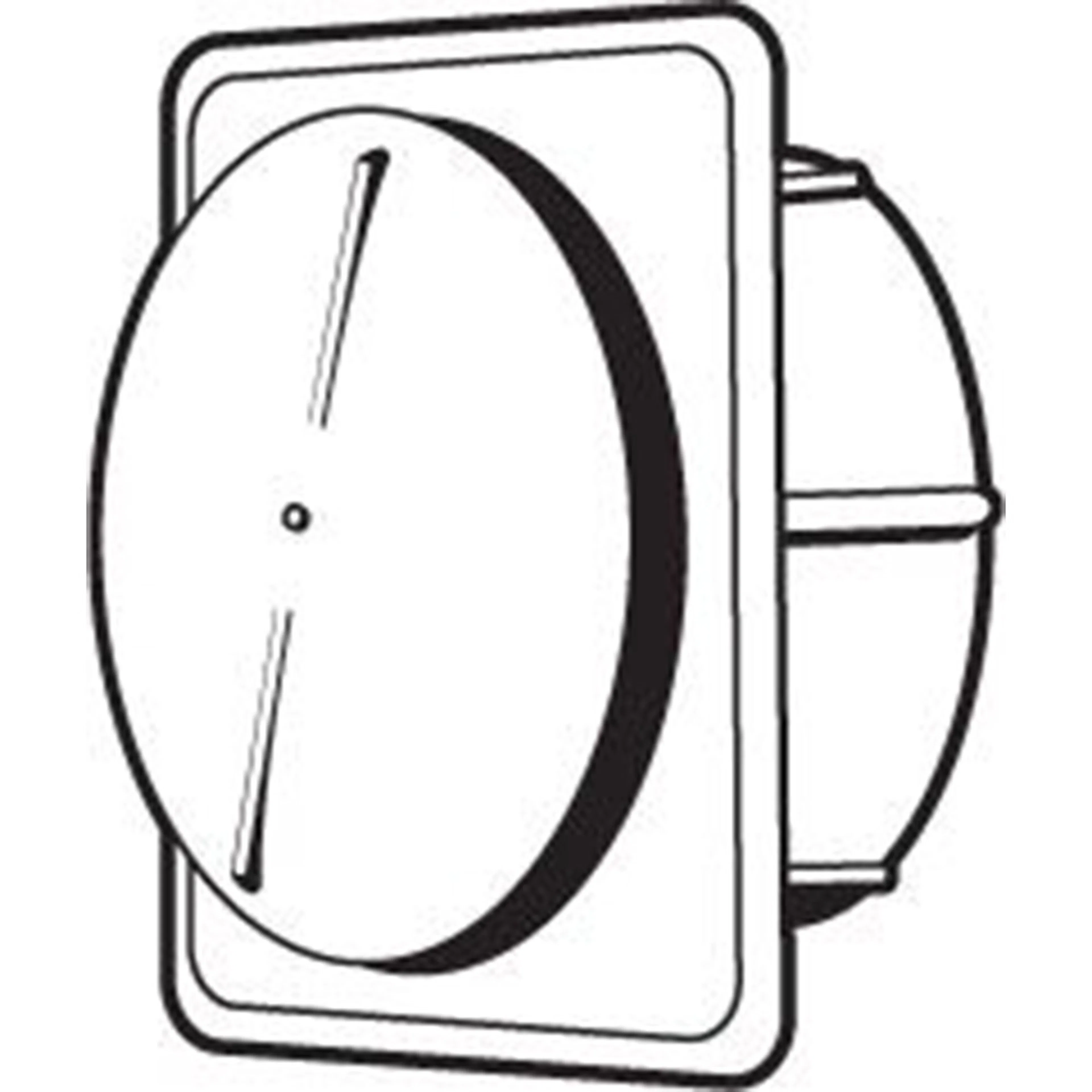 Tallriksventil Leif Arvidsson Rund Ram 282-160