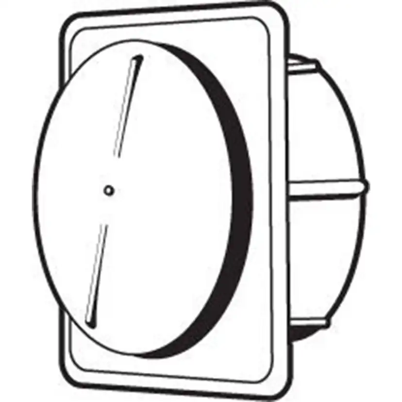 Tallriksventil Leif Arvidsson Rund Ram 282-160