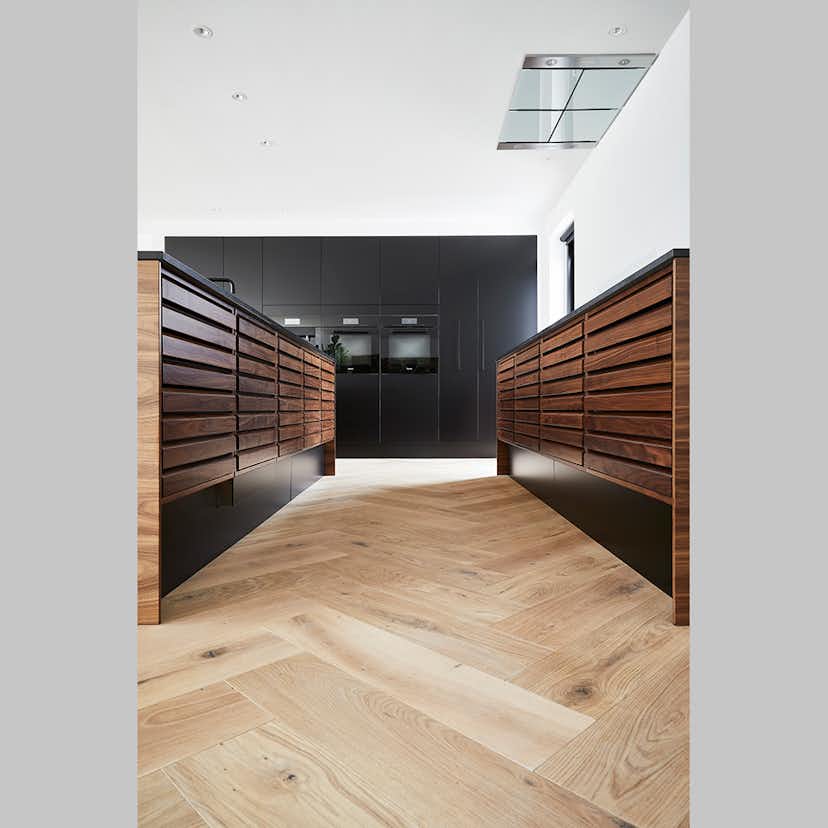 Fiskbensparkett Moland Cambridge Stavparkett Ek Olja