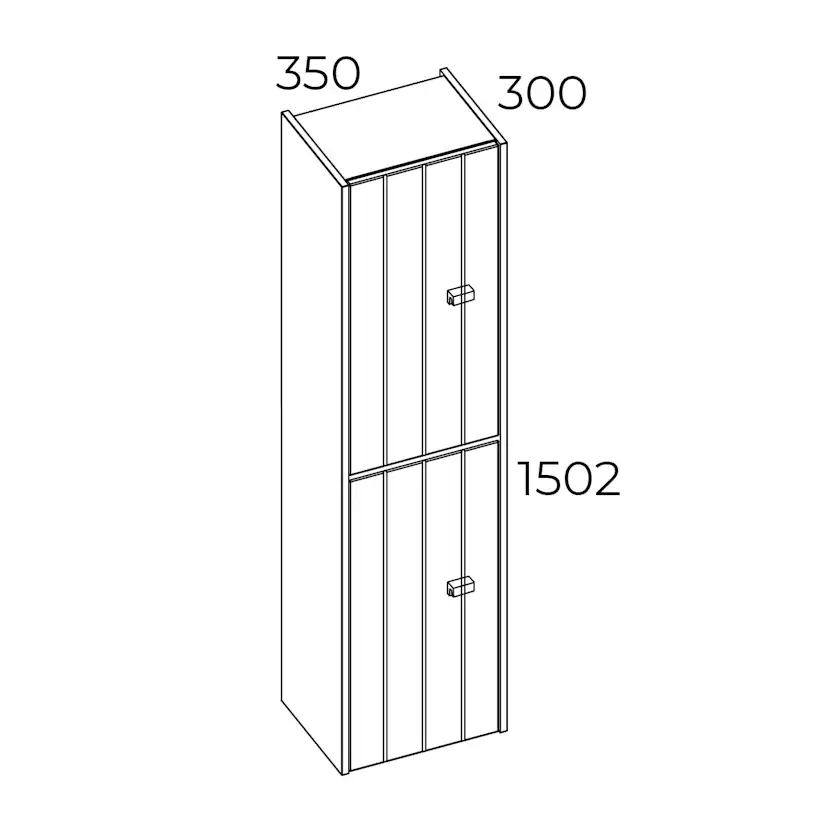 Högskåp Swebad Vemdalen 150 cm
