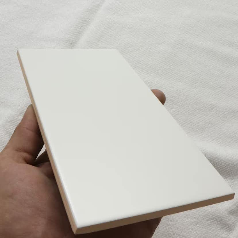 Kakel Tenfors Rustik Vit Slät Matt 10x20 cm