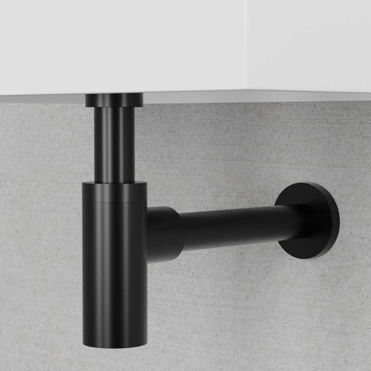 Vattenlås Scandtap Style i Rostfritt Stål för Handfat