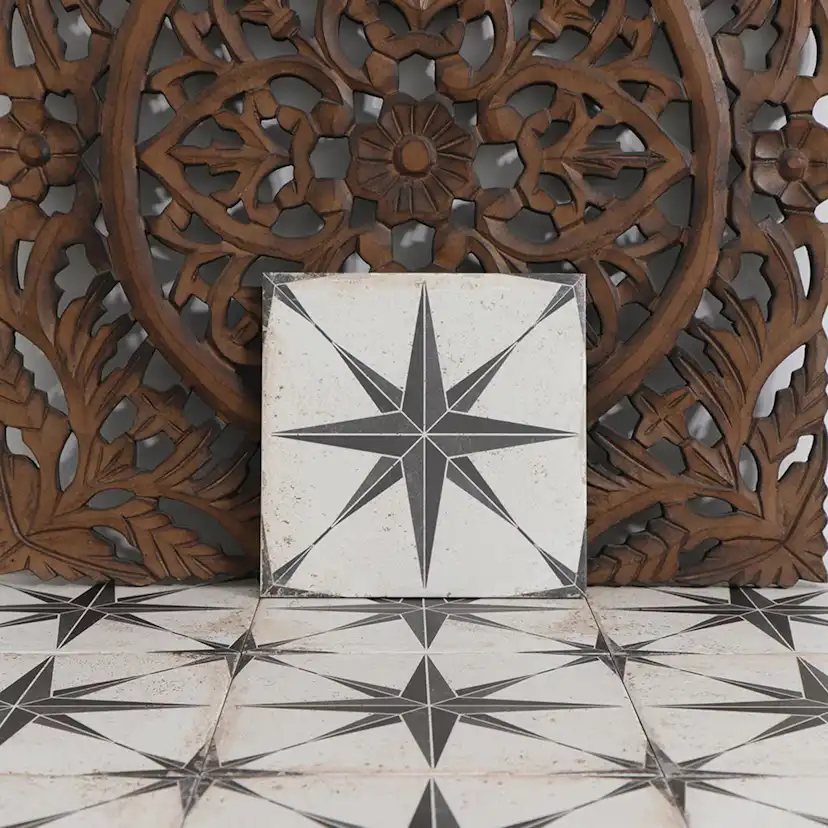 Klinker Tenfors Orion Negro 22,5x22,5 cm