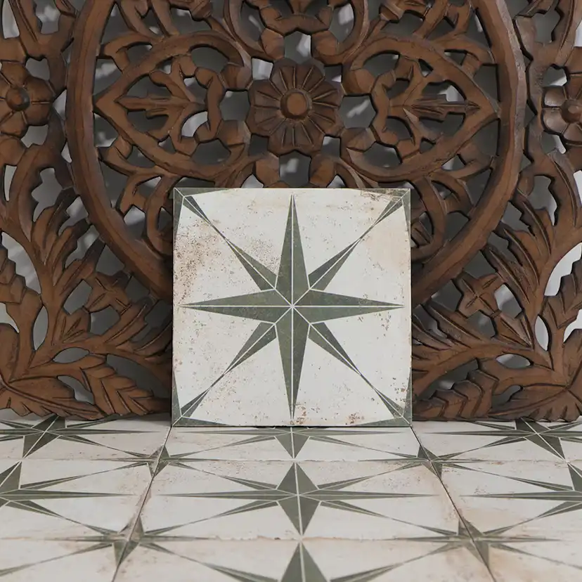 Klinker Tenfors Orion Verde 22,5x22,5 cm