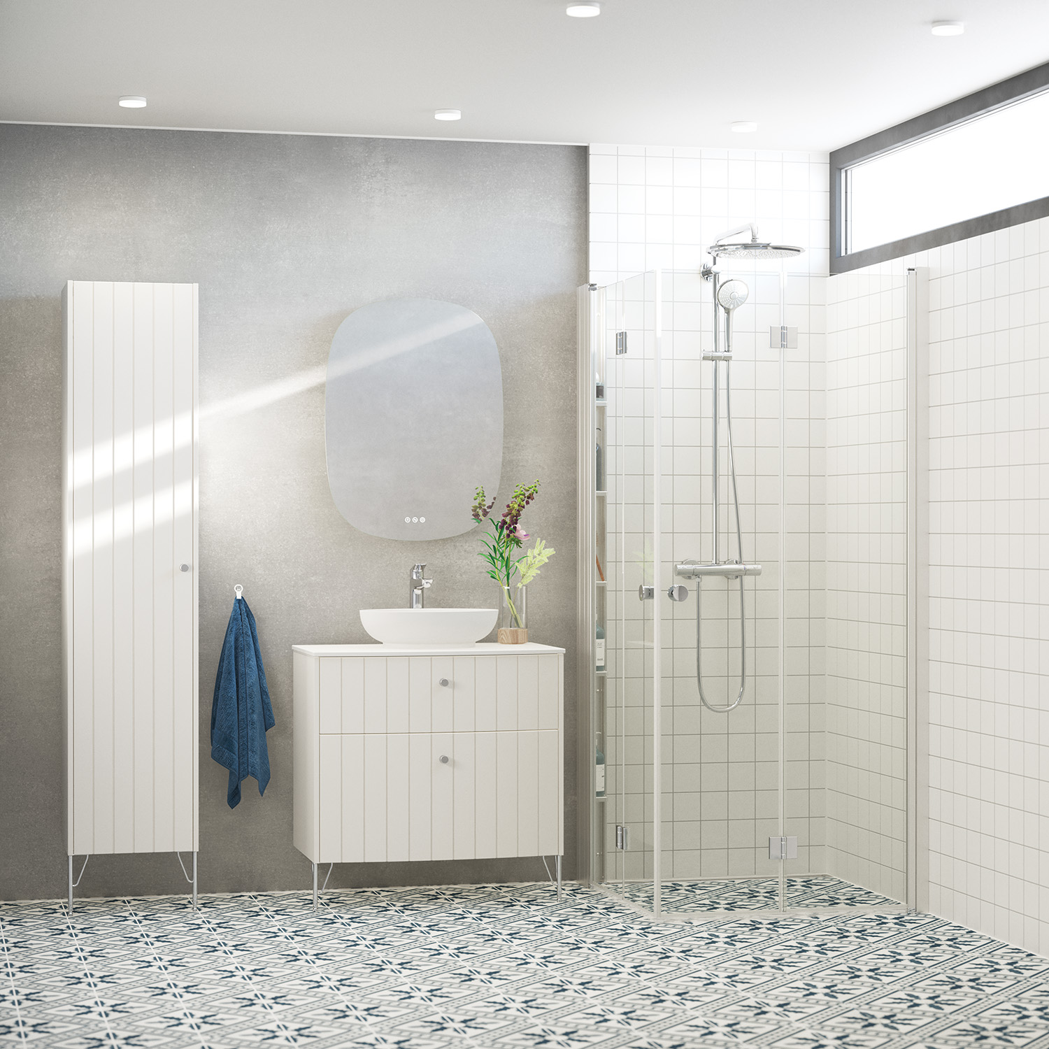 Duschhörna Dansani Match Vikbar