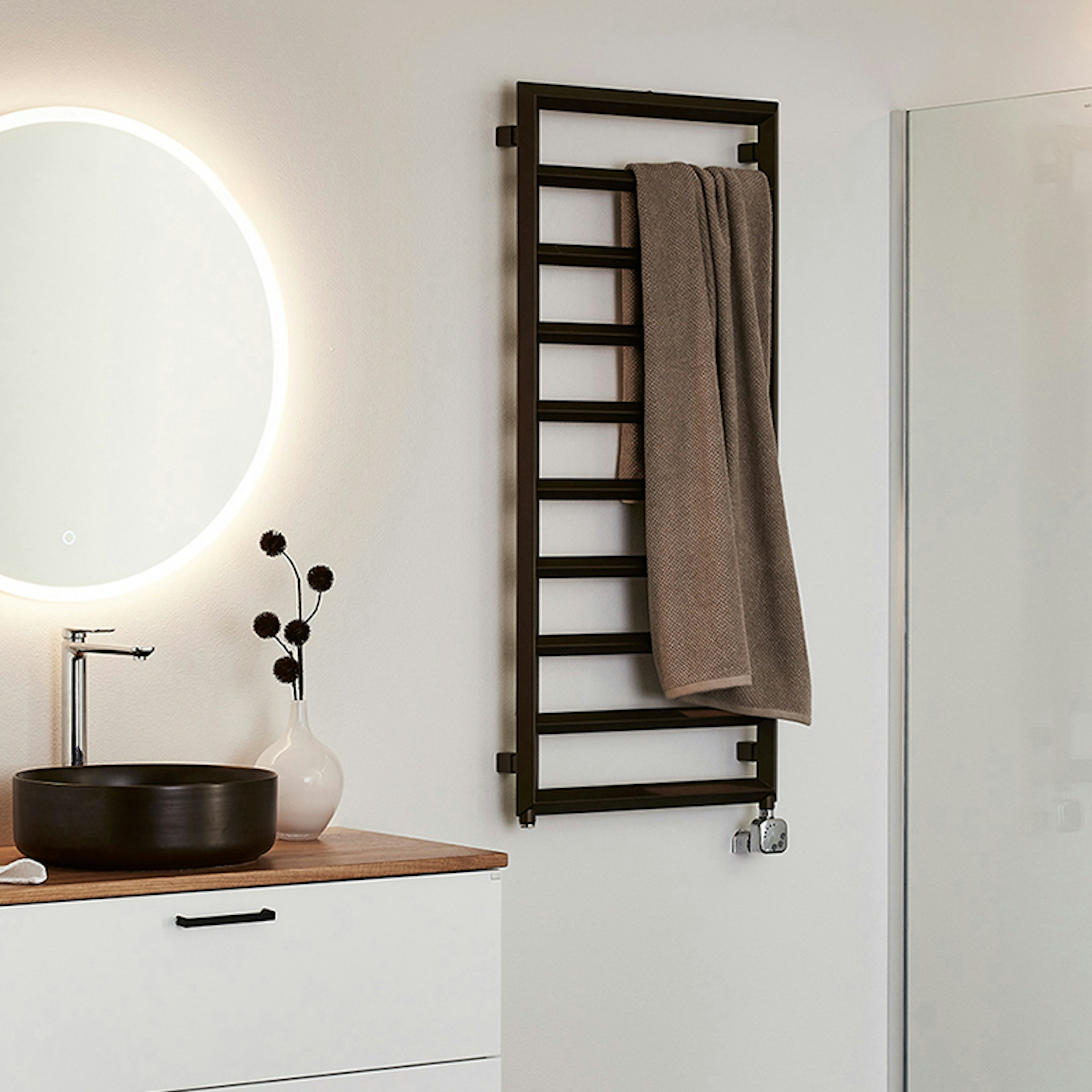 Handdukstork Hafa Edge Kaffe