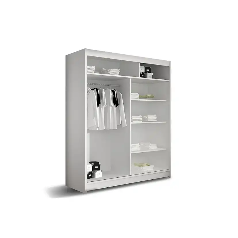 Garderob Scandinavian Choice Leila med Skjutdörrar och Spegel