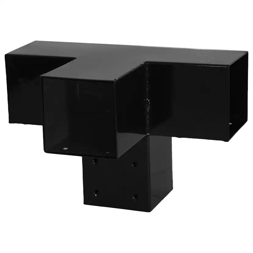 Cubic Förlängingsbeslag dubblet - till 9×9 cm stolper