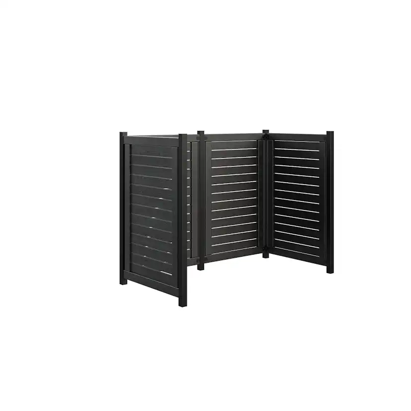 Avfallsskjul PLUS Lund 165x85x124 cm