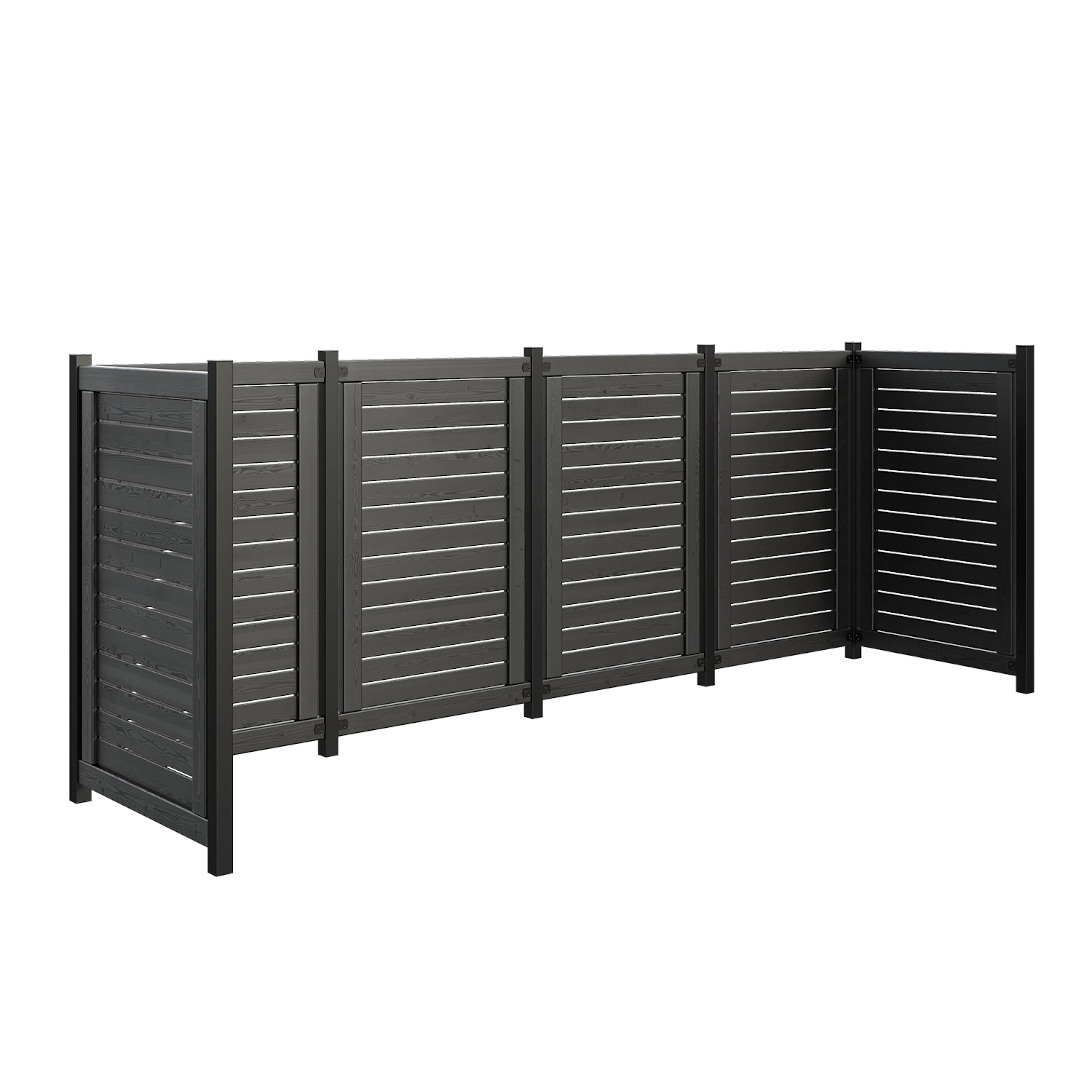 Avfallsskjul PLUS Lund 325x85x124 cm