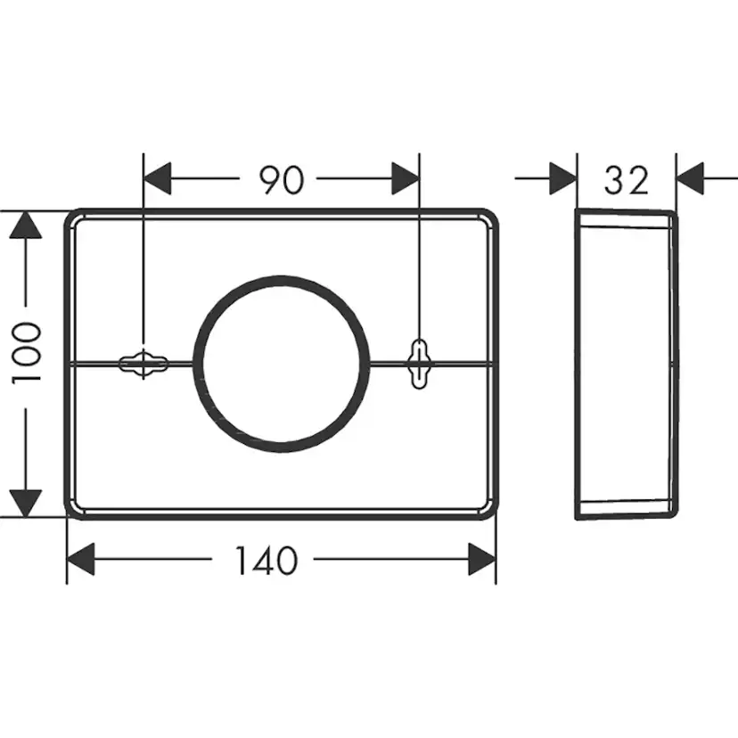 Dispenser Hansgrohe AddStoris för Sanitetspåsar