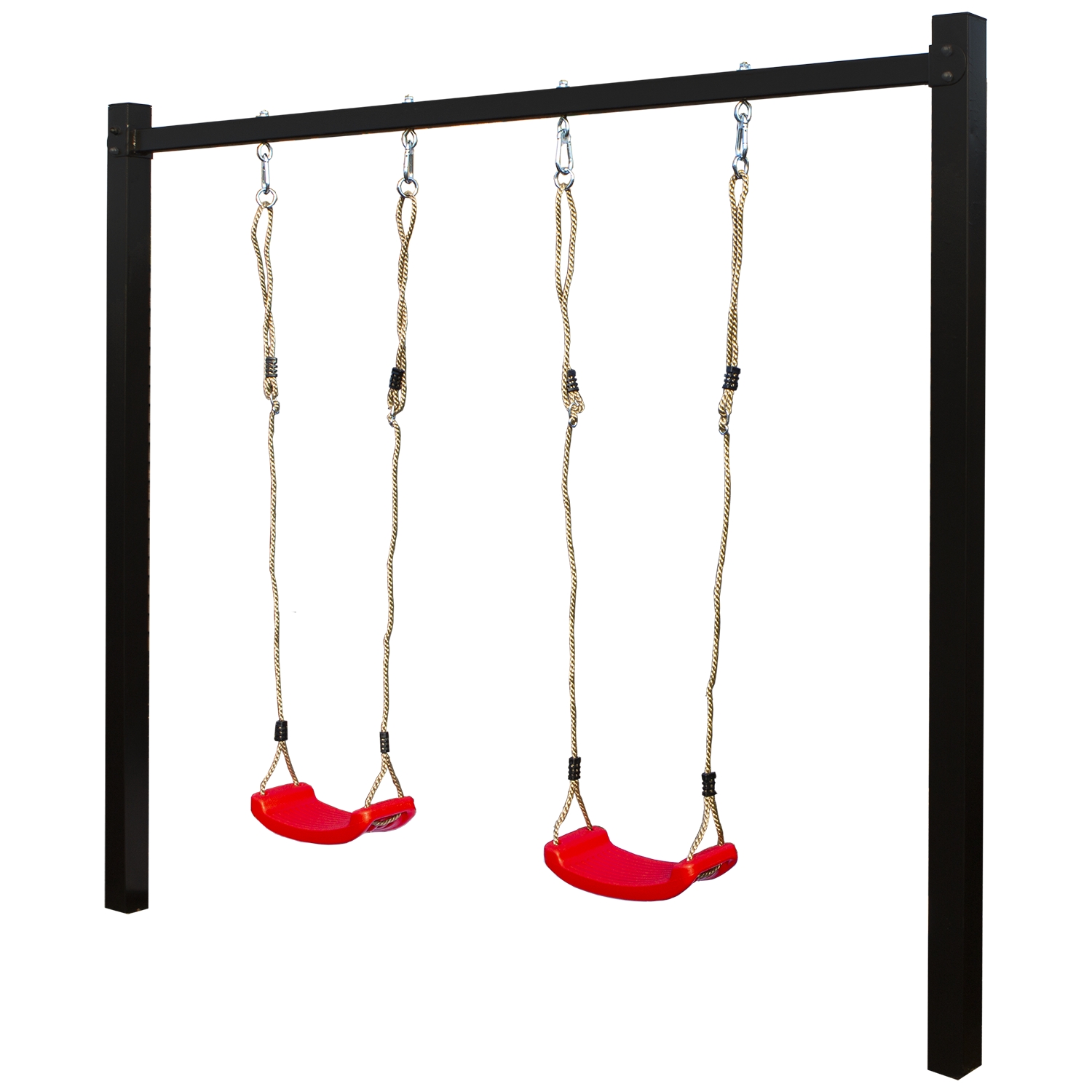 Gungställning PLUS Stål med 2 Gungsitsar