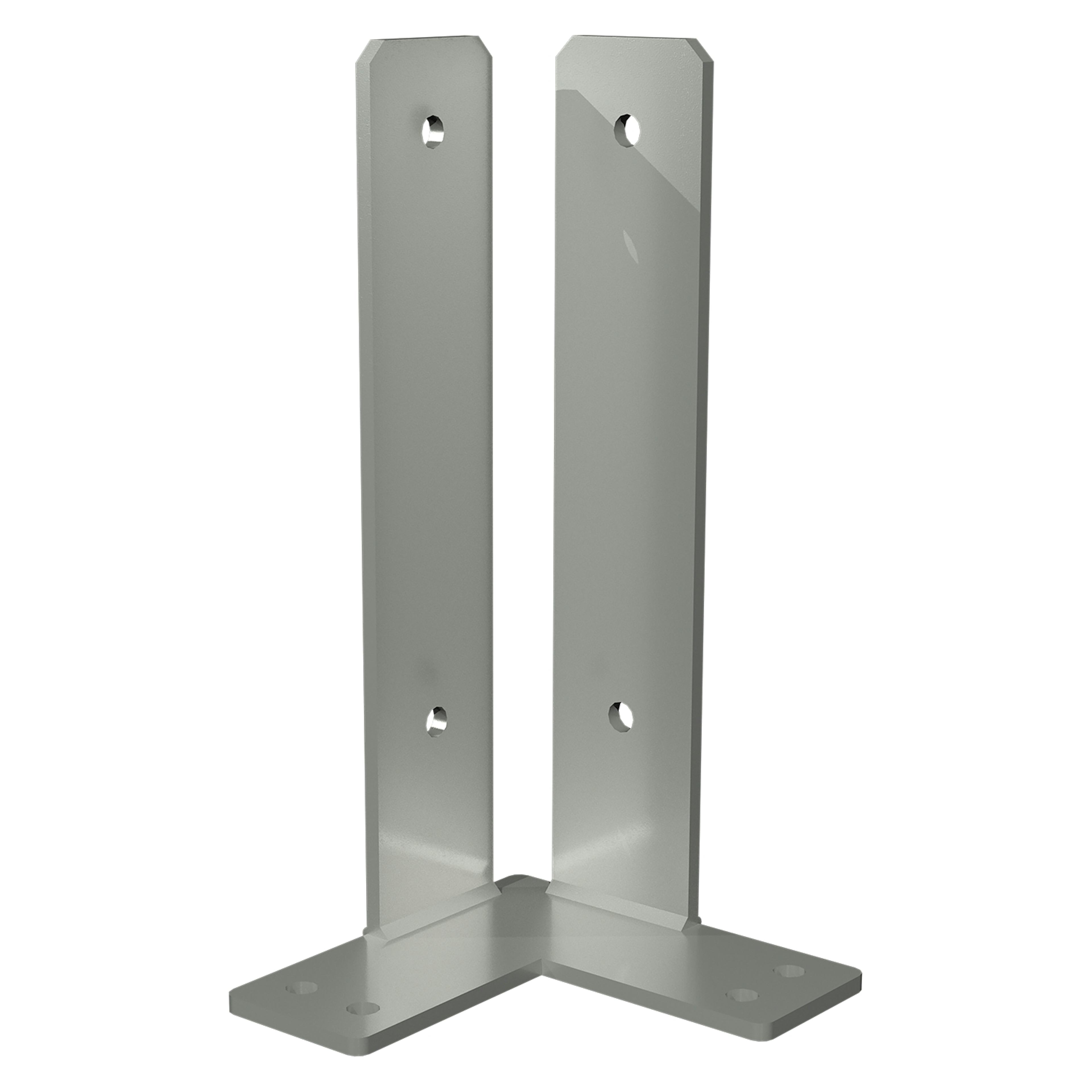 Hörna PLUS stolparfot för fundament För stolpar 9x9 cm - höjd 30 cm