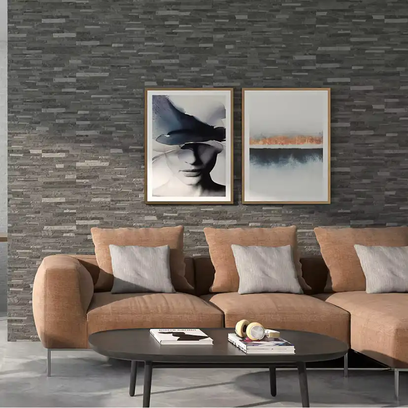 Kakel Tenfors Mubi Negro 20x50 cm