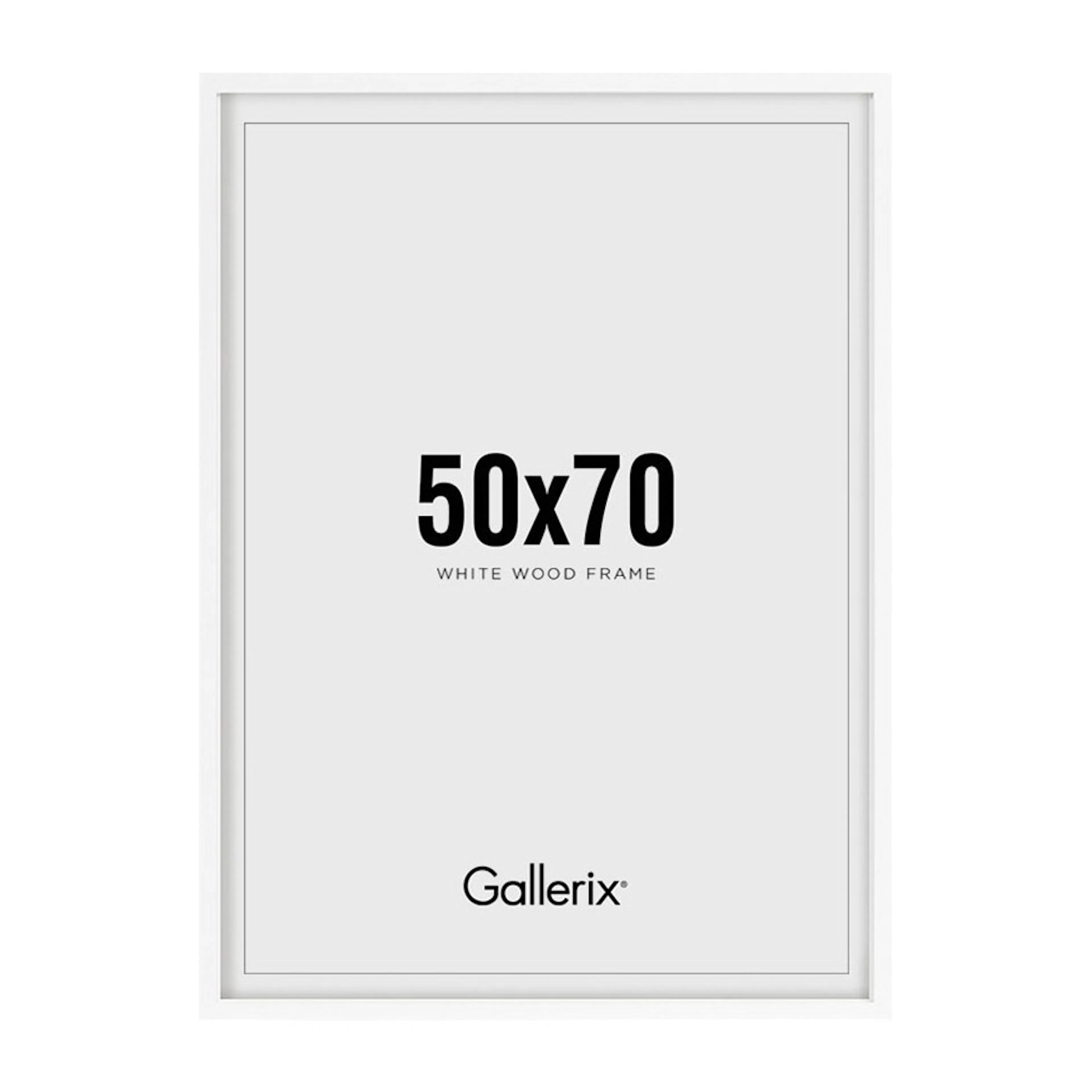 Tavelram Gallerix Vit