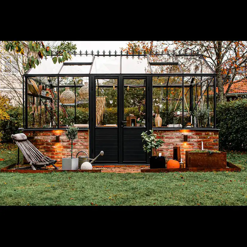 Rabattkant Skotte Garden Corten Odlingskant 4-pack, Rostfärg, 18x100 cm