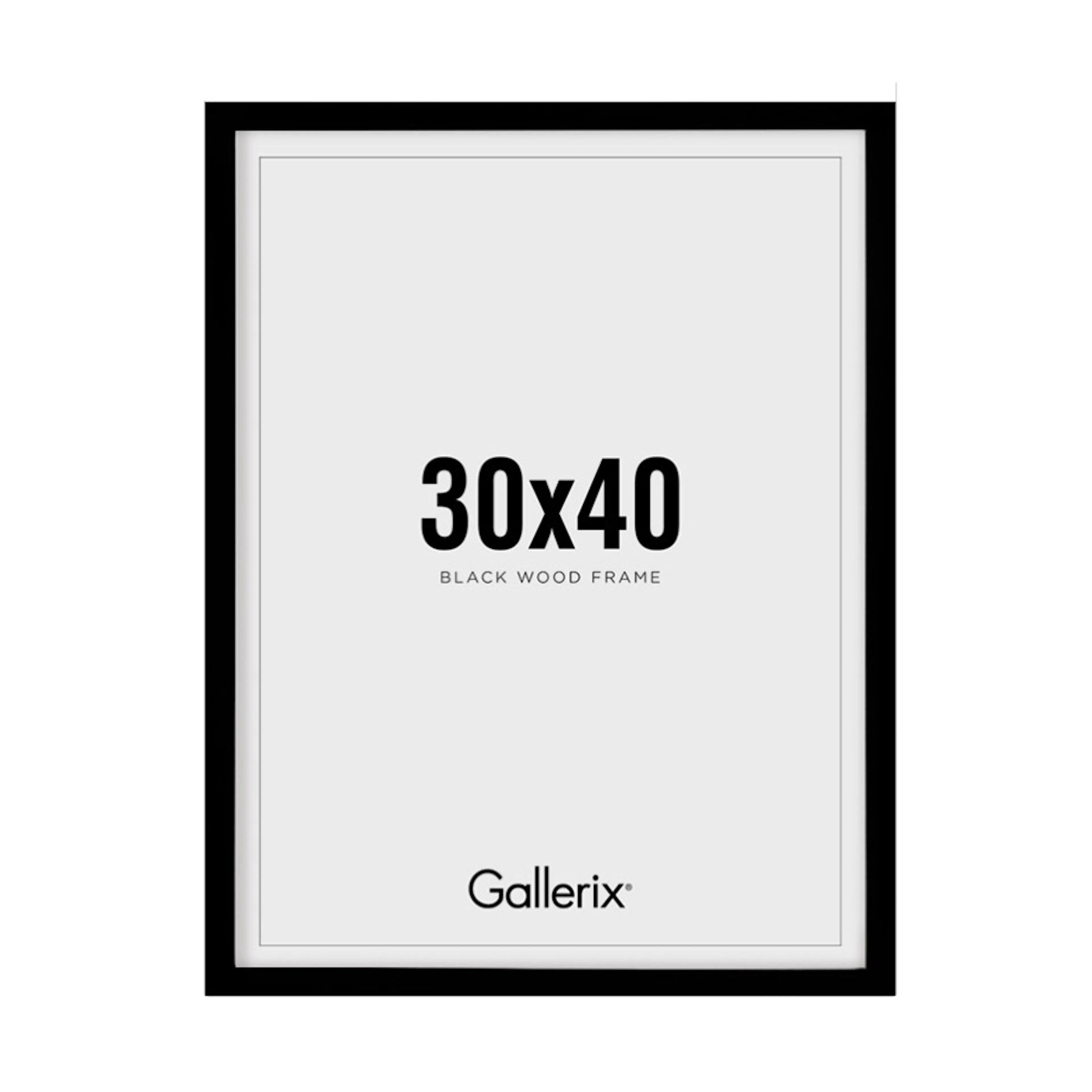 Tavelram Gallerix Svart