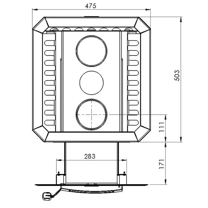 Bastuugn NarviBlack 20 ST