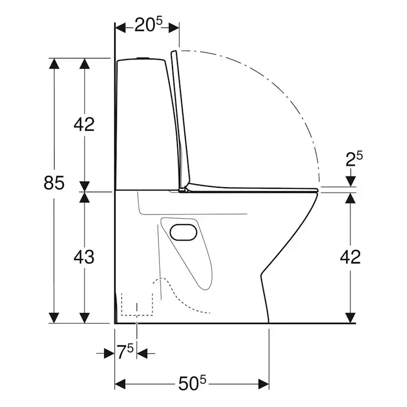 Toalettstol Ifö Pala för Limning