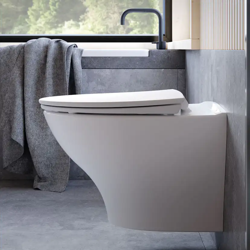 Vägghängd Toalettstol Ifö Vinta Art Rimfree