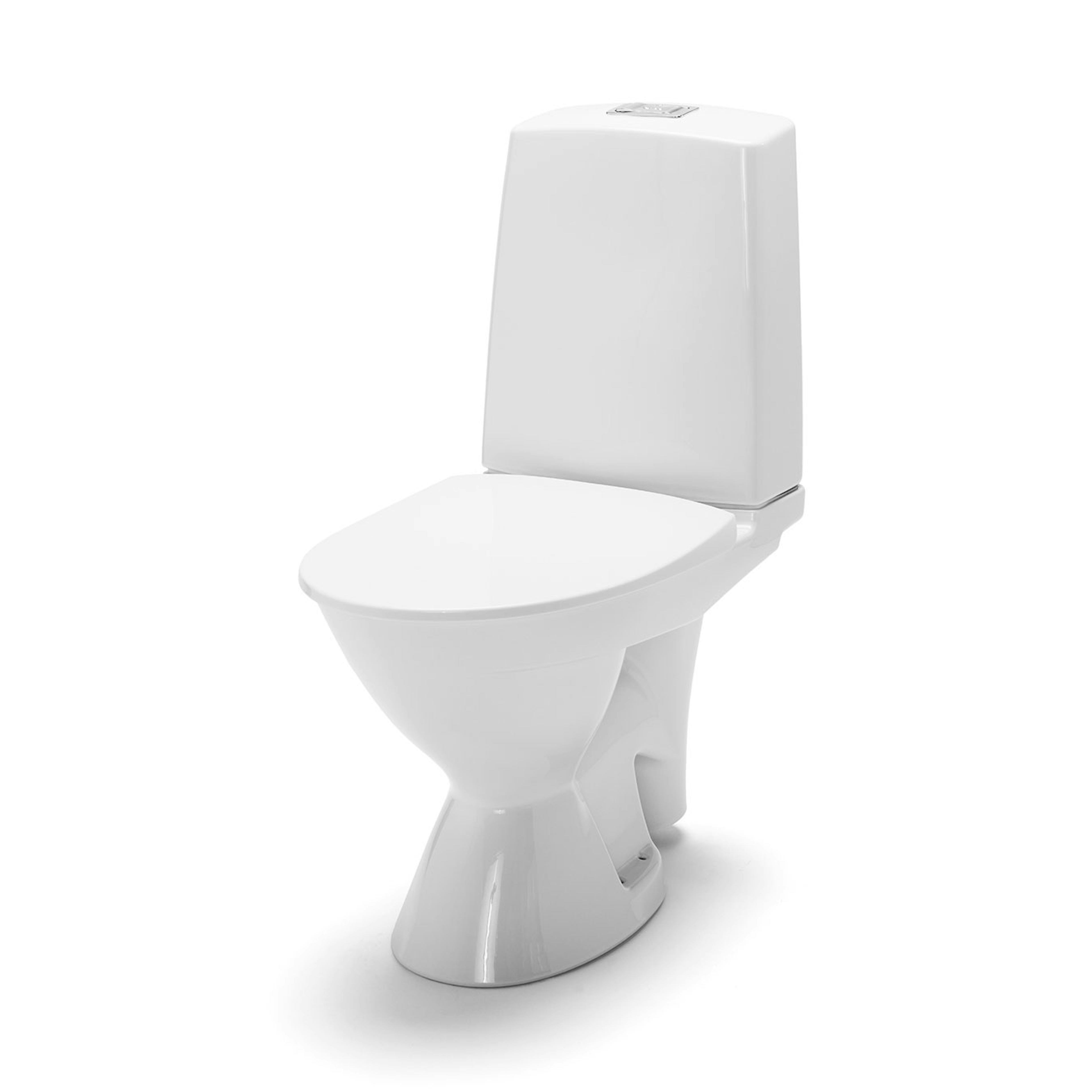 Toalettstol Ifö Vinta Rimfree Förhöjd Öppet S-lås