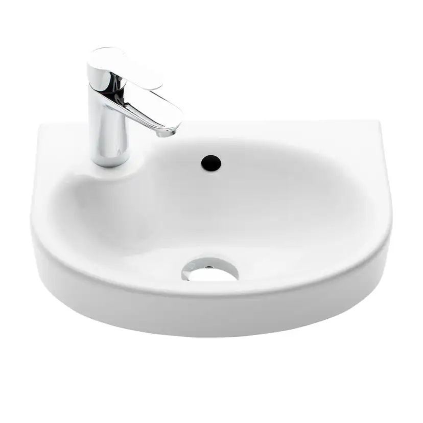 Tvättställ Ifö Vinta Asymmetriskt Rund 400 mm