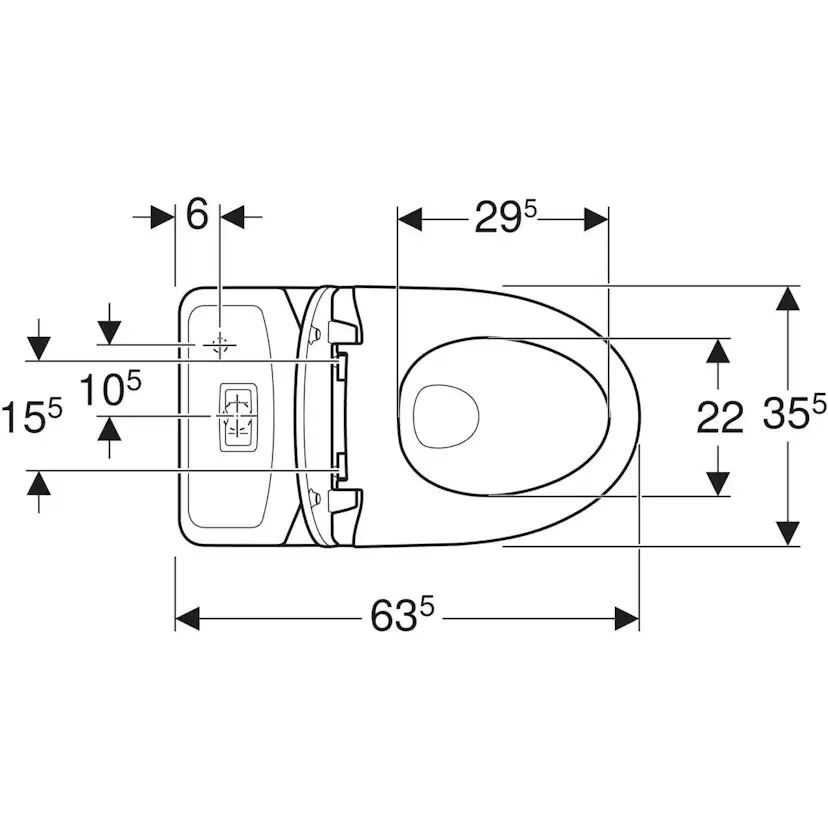 Toalettstol Ifö Vinta Rimfree för Limning