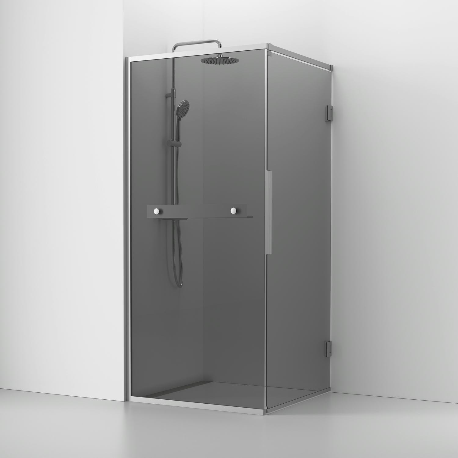 Duschhörn Svedbergs Langfoss 200 med Hylla