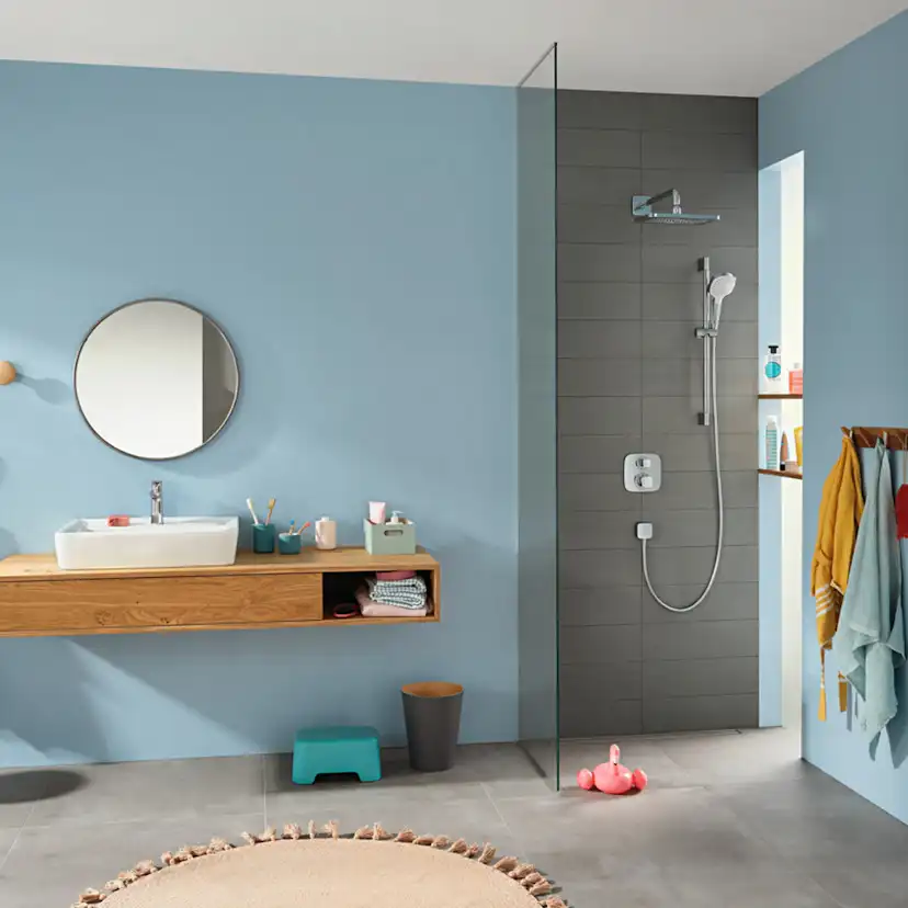 Duschblandare Hansgrohe Ecostat E 2-utlopp