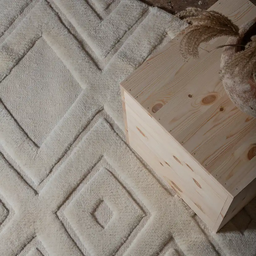 Ullmatta Vind Dahlia Rund ø200 cm