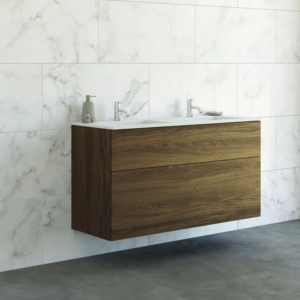 Tvättställsskåp Dansani Luna Minore Dubbel