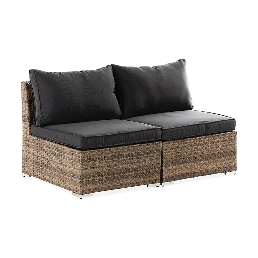 Loungesoffa Comfort Garden Wisconsin utan Armstöd 2-sits Utomhus