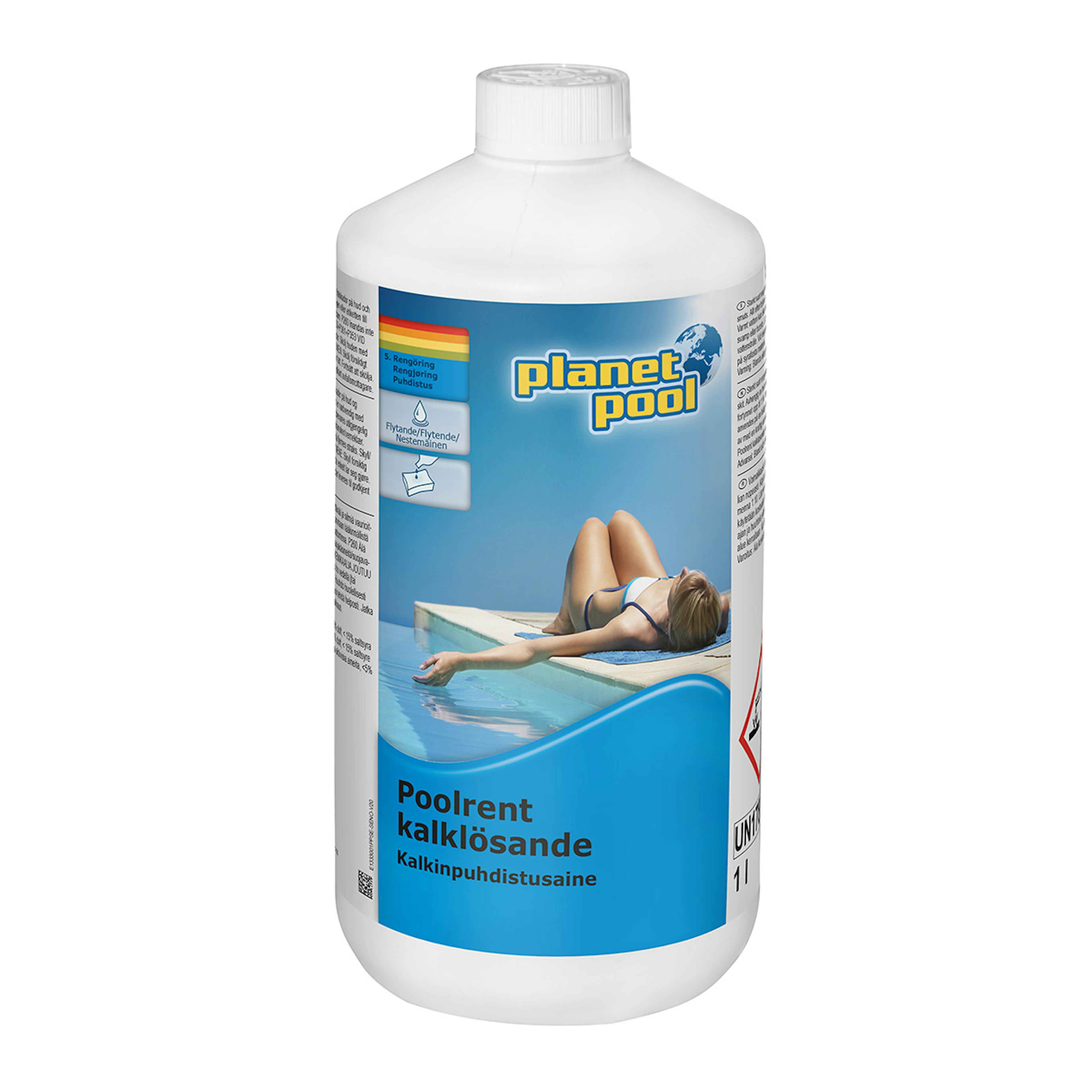 Poolrengöring Planet Pool Poolrent Kalklösande 1 L