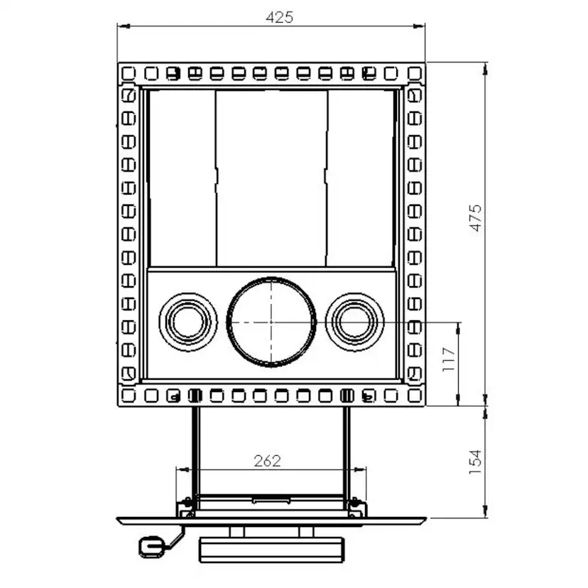Bastuugn Kota Kuru 14 tunnelmodell