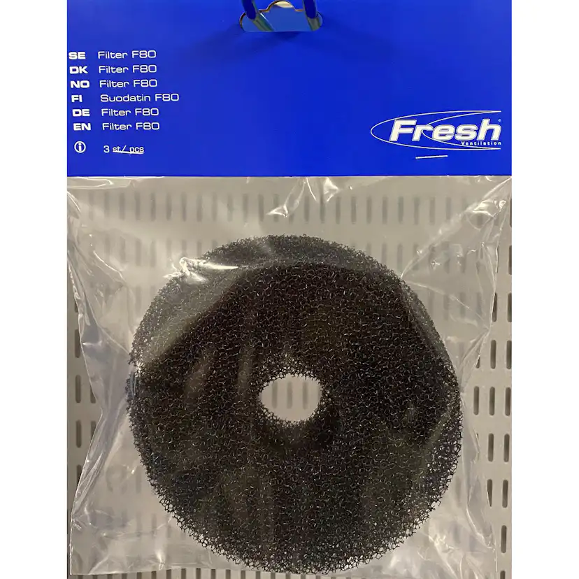 Ventilationsfilter Fresh F80 Standardfilter 3-Pack
