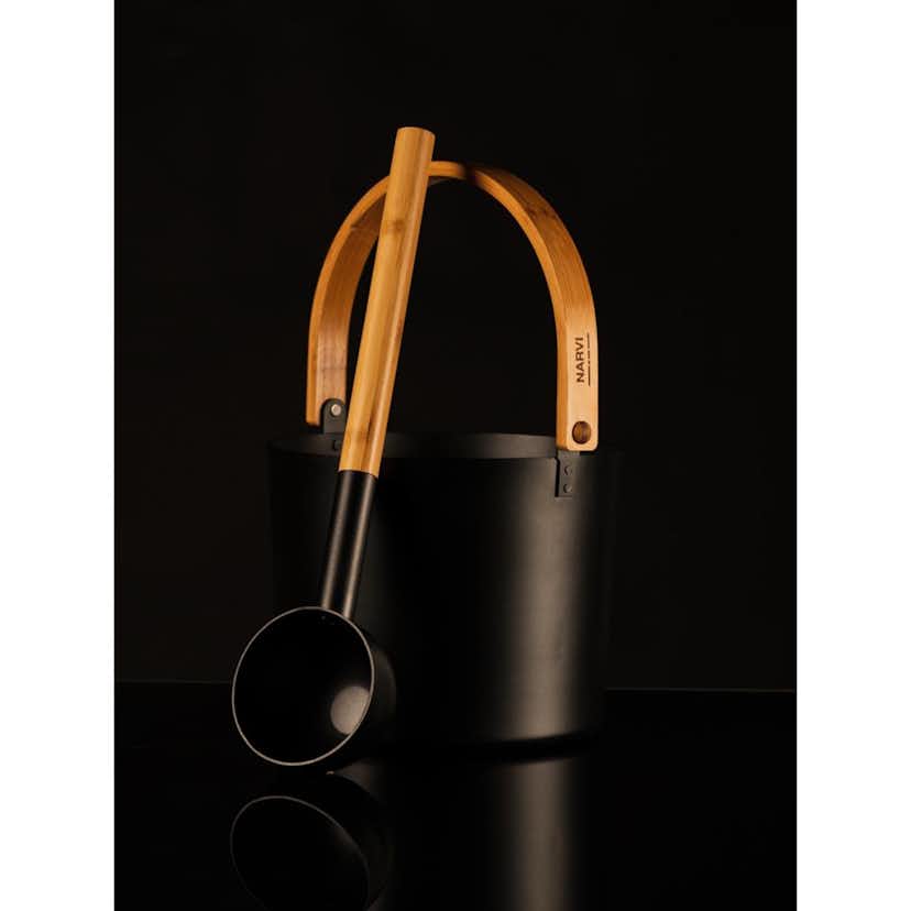 Bastukopa Narvi Aluminium Svart