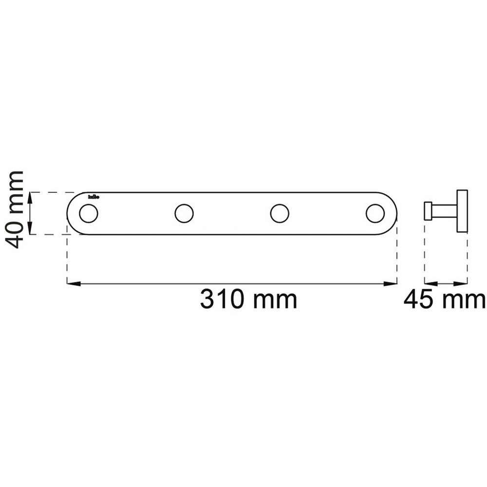 Handdukshängare Habo Laverna