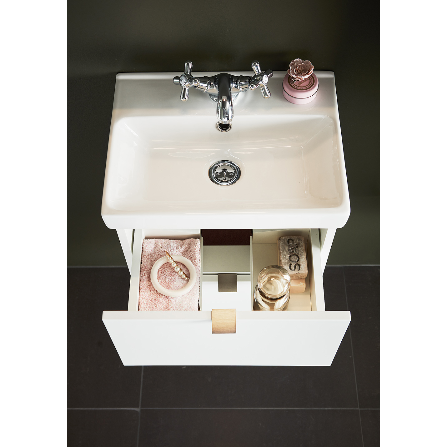 Tvättställsskåp Hafa Neat med Lådor