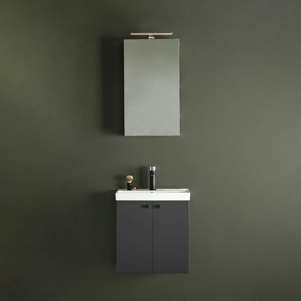 Tvättställsskåp Hafa Neat med Tvättställ och Lucka