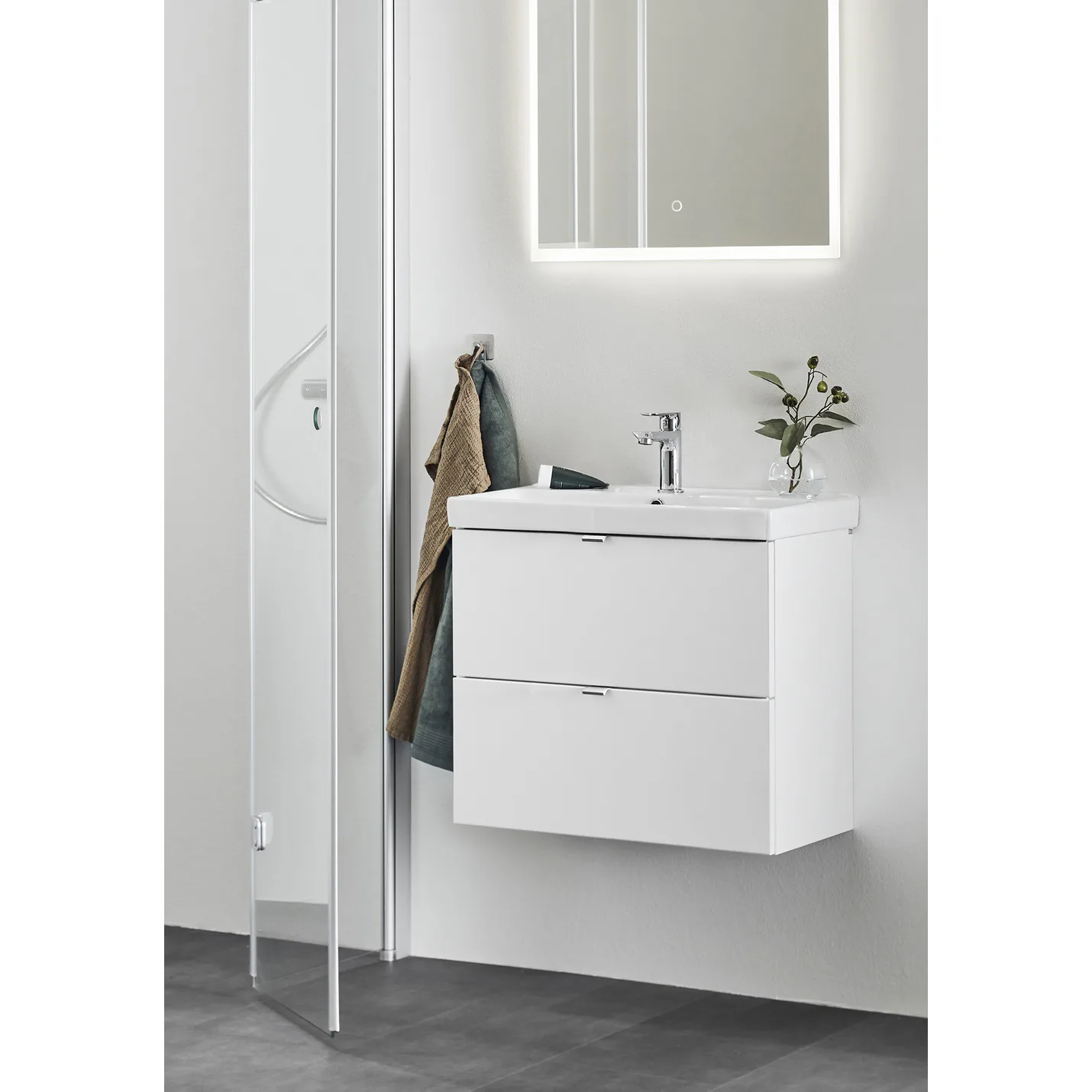 Tvättställsskåp Hafa Neat med Tvättställ och Lådor